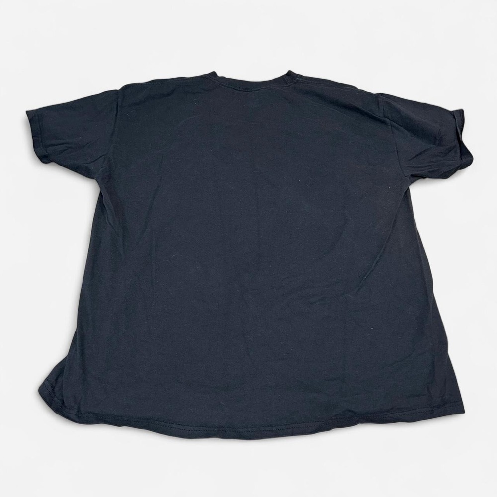 Dunlop Tortex Picks Turtle Logo Y2K Vintage T-Shirt Black Mens X-Large - Picture 3 of 6